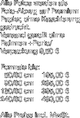 Alle Fotos werden als Foto-Abzug